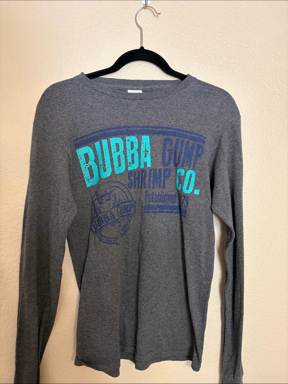 Vintage Delta Pro Weight Bubba Gump Shrimp Co Long Sleeve Small